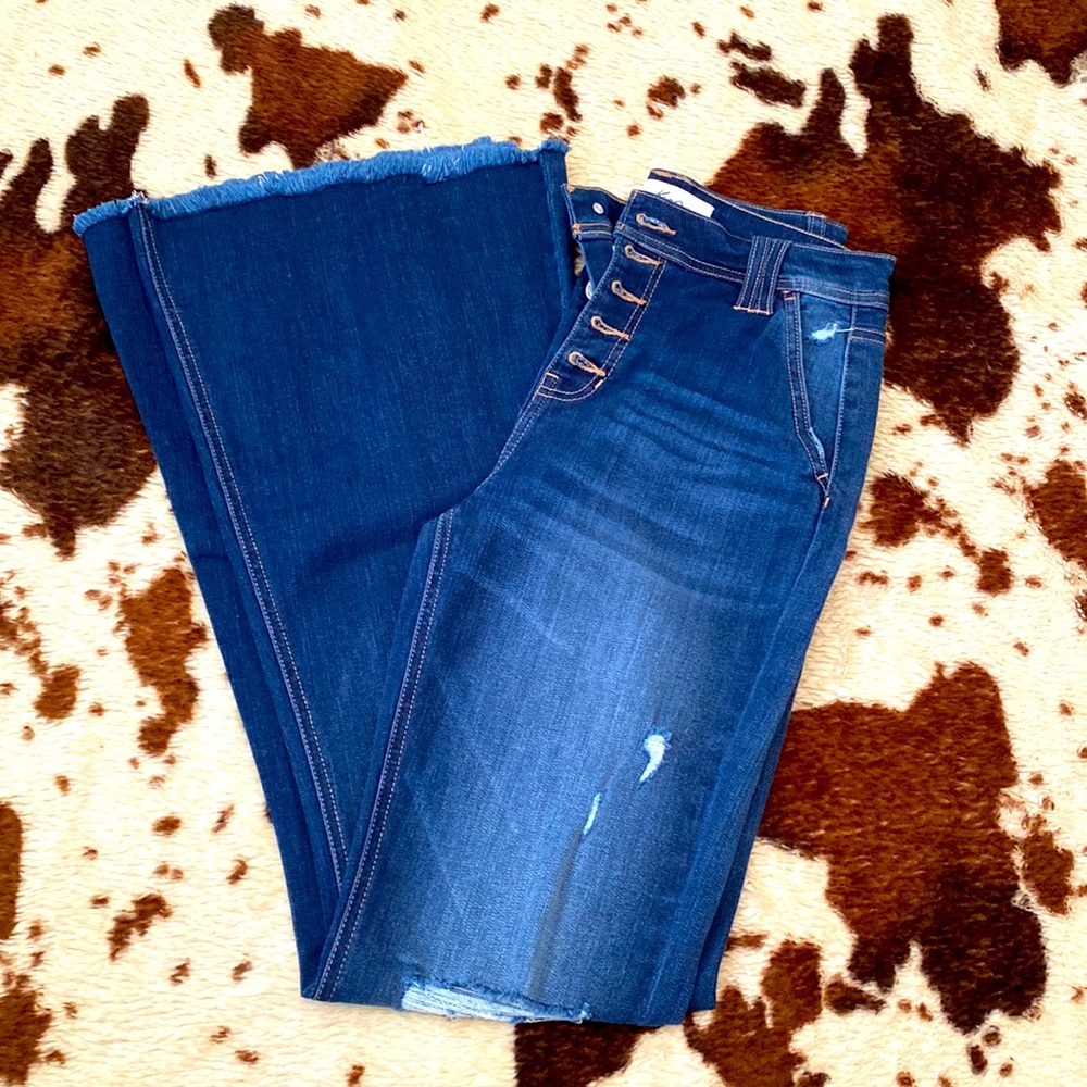 KanCan high rise flare jeans